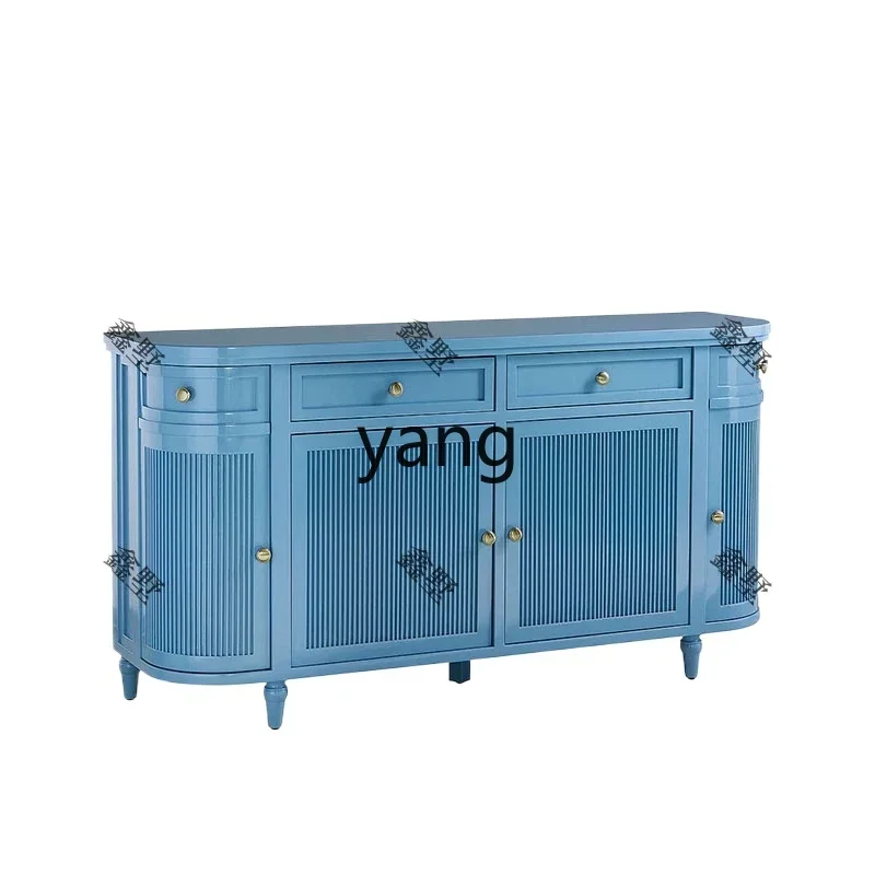 

XYY retro solid wood porch cabinet entrance foyer integrated shoe cabinet storage cabinet against the wall