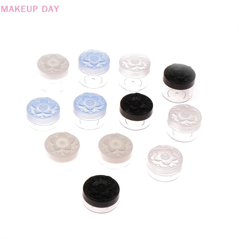 5 Stuks 10/15/20G Monster Clear Cream Jar Mini Cosmetische Flessen Containers Transparante Pot Voor Nail Art Klein Helder Blikje Voor Balsem