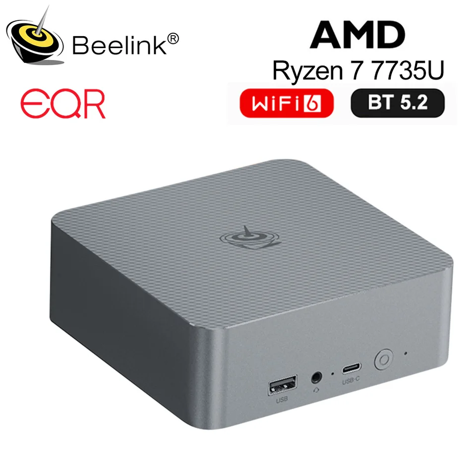Beelink EQR7 AMD R7 7735U EQR6 R5 6600U EQR5 R5 5500U Mini PC DDR4