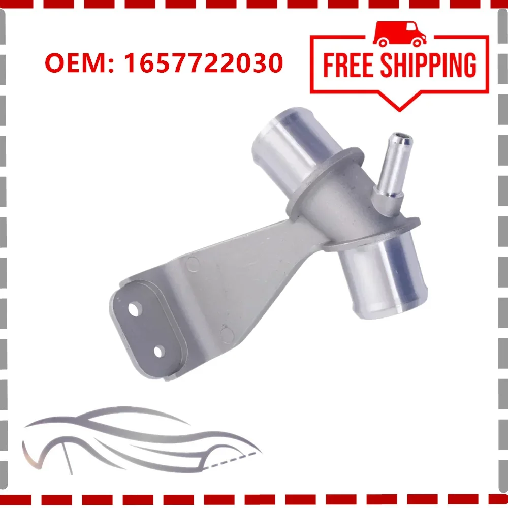 1657722030 16577-22030 Aluminium Car Engine Radiator Coolant Water Outlet Pipe For Toyota For Corolla 1.8L L4  2009-2017