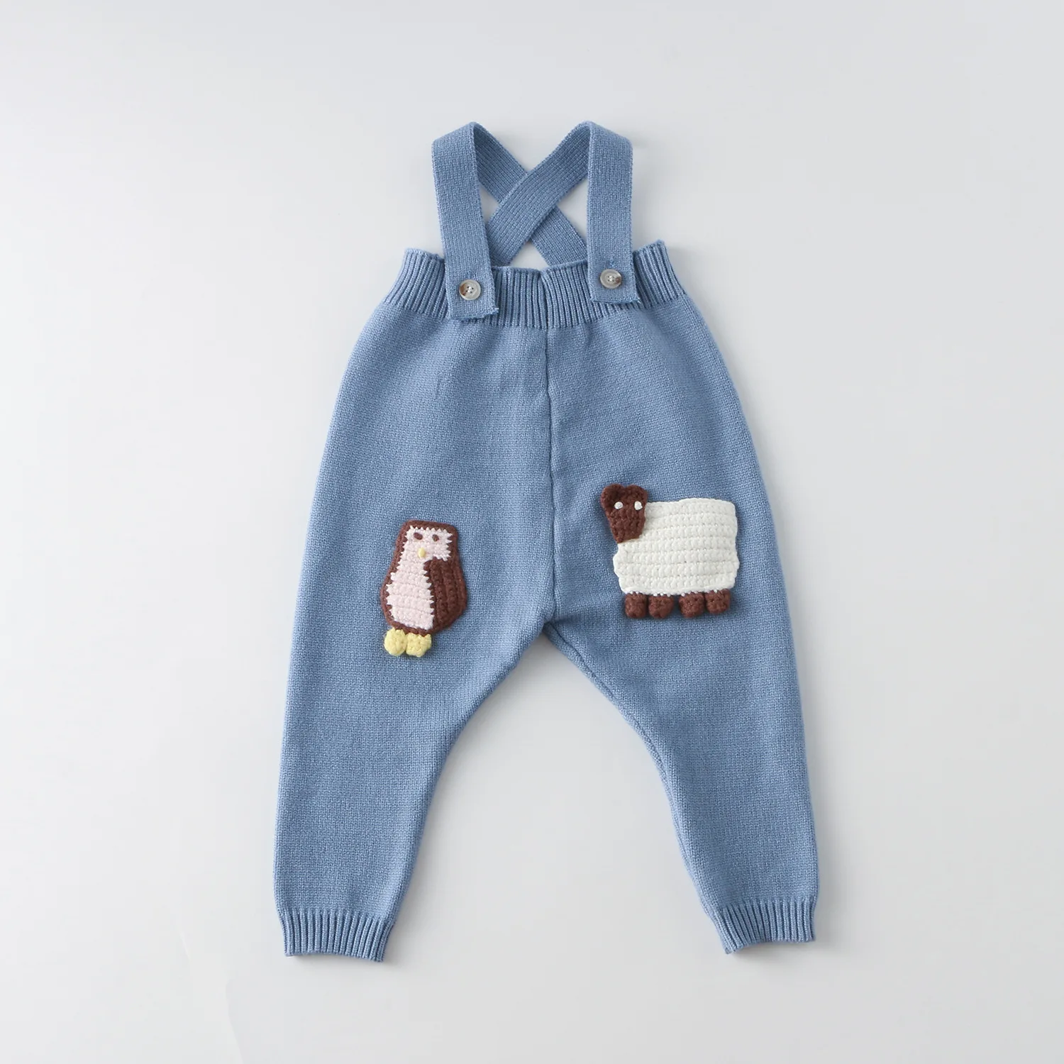 2026 Autumn New Baby Sleeveless Knit Romper Infant Boy Girl Cute Cartoon Jumpsuit Kids Knitted Overalls Toddler Sweater Clothes