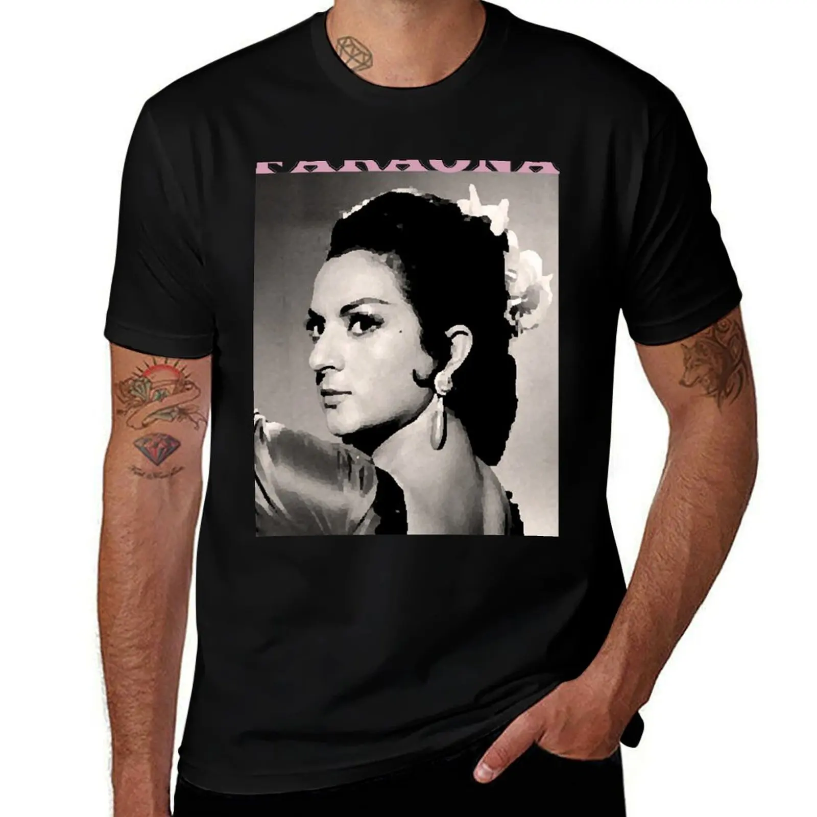 

Faraona Lola Flores limited offer T-Shirt cotton tshirt 100% anime t shirts oversize T-Shirt