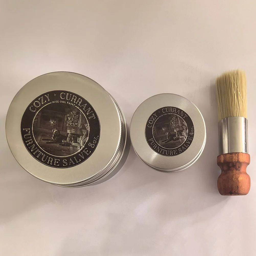 Furniture Salve For Leather, Furniture Salve Leather/Wood Salve With Boar Bristle Brush, Furniture Salve Brush Bundle