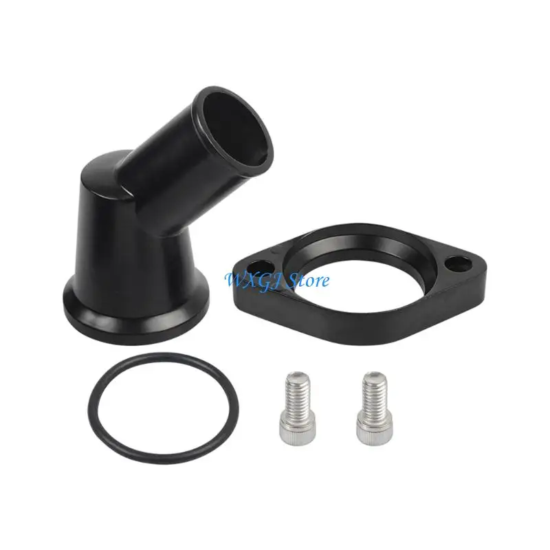 

37JE Aluminum Thermostat Housing 45° Rotation Design Easy Installation for 327 350