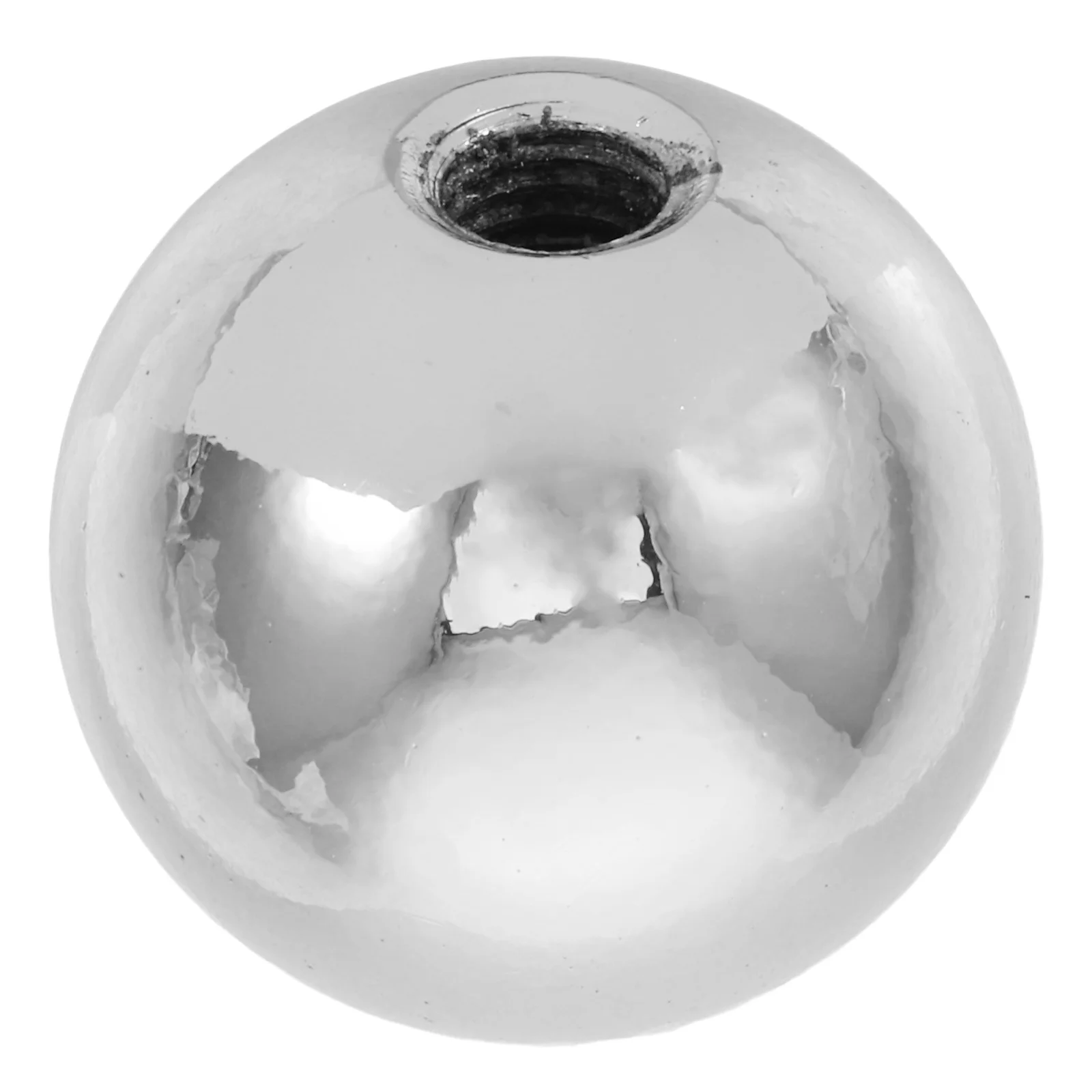 

Decorative Lamp Finial Accessories Ball Knob for Shade Topper 1/4-28 Silver Harp