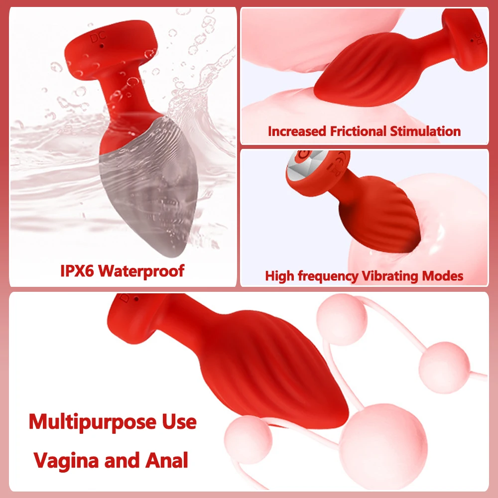 APP التحكم المكونات الشرج هزاز سماعة لاسلكية تعمل بالبلوتوث بعقب المكونات جهاز تدليك للبروستاتا محفز الإناث الاستمناء الكبار مثلي الجنس الجنس لعب #5