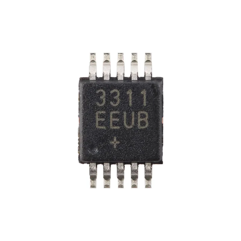 10pcs/Lot MAX3311EEUB+T UMAX-10 MARKING;3311EEUB RS-232 Interface IC +/-15kV ESD-Protected, 460kbps, 1uA