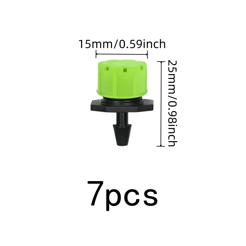 Independent Switch Valve Garden Drip Irrigation Heads, 7 pcs, Potted Plant Drip System, Multipurpose