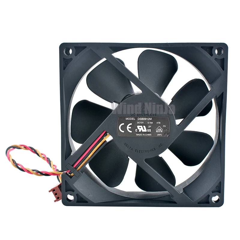 DSB0912M 9.2cm 92mm fan 92x92x25mm DC12V 0.19A 3pin 2500rpm Cooling fan for chassis CPU power supply