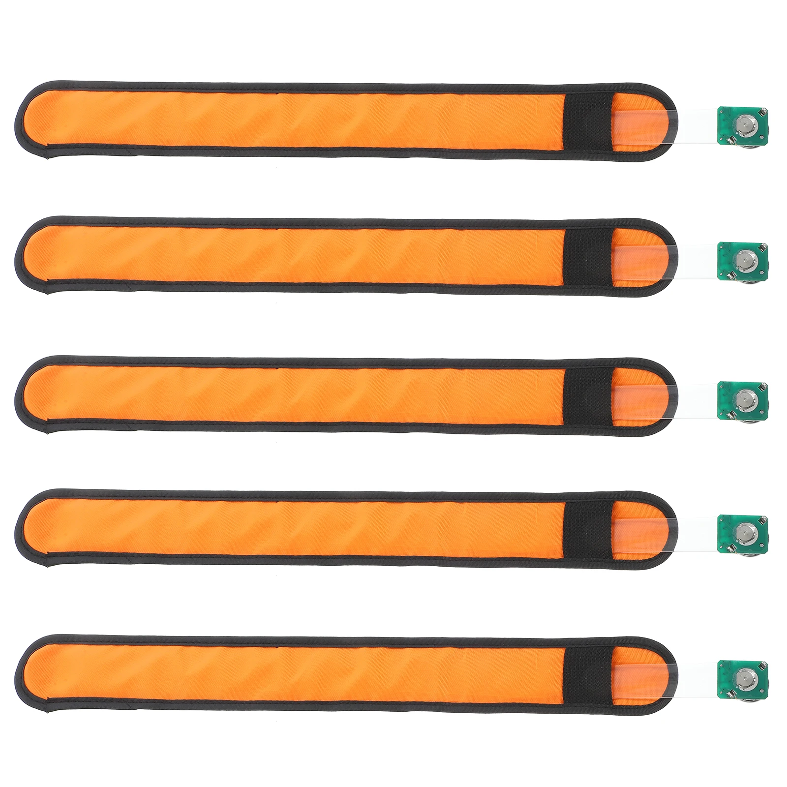 

5 Pcs Luminous Armband Slap Armbands for Outdoor Running Led Wristbands Glow Bracelets Night Straps Fitness Ankle Safety
