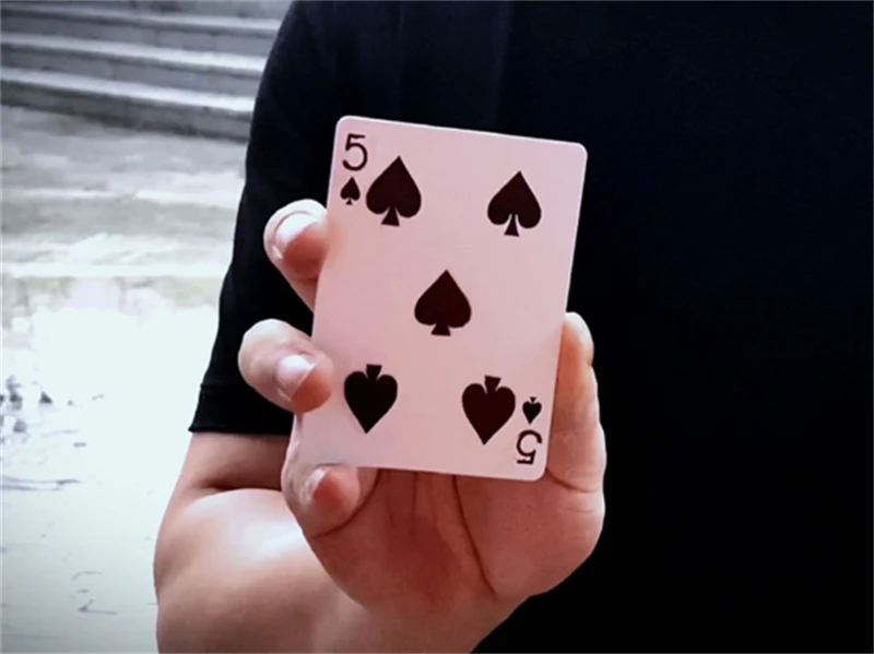 5 to 9 (Upgraded Version) Magic Tricks Visual Moving Point Card Change Magia Magician Close Up Street Illusions Gimmicks Props