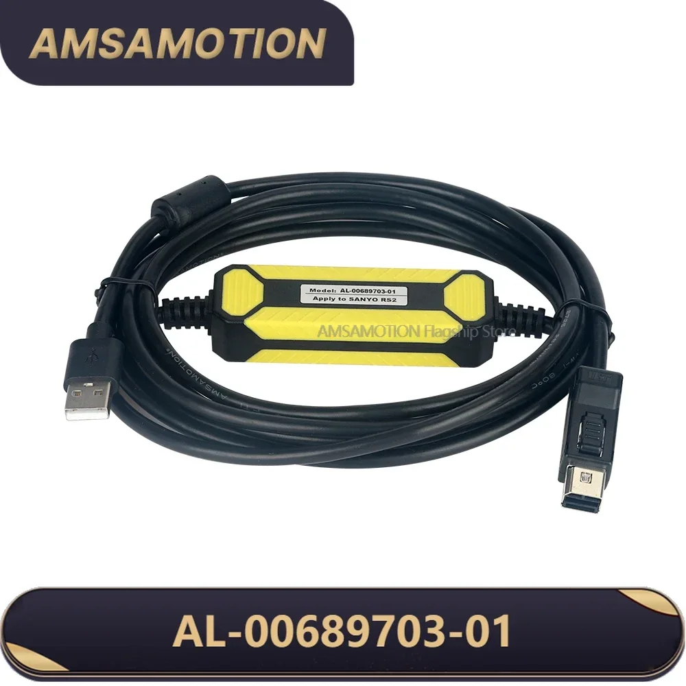 AL-00490833-01 for SANYO R/Q Series Servo Debugging RS1 QS1 Download Line Programming Cable AL-00689703-01 RS2A