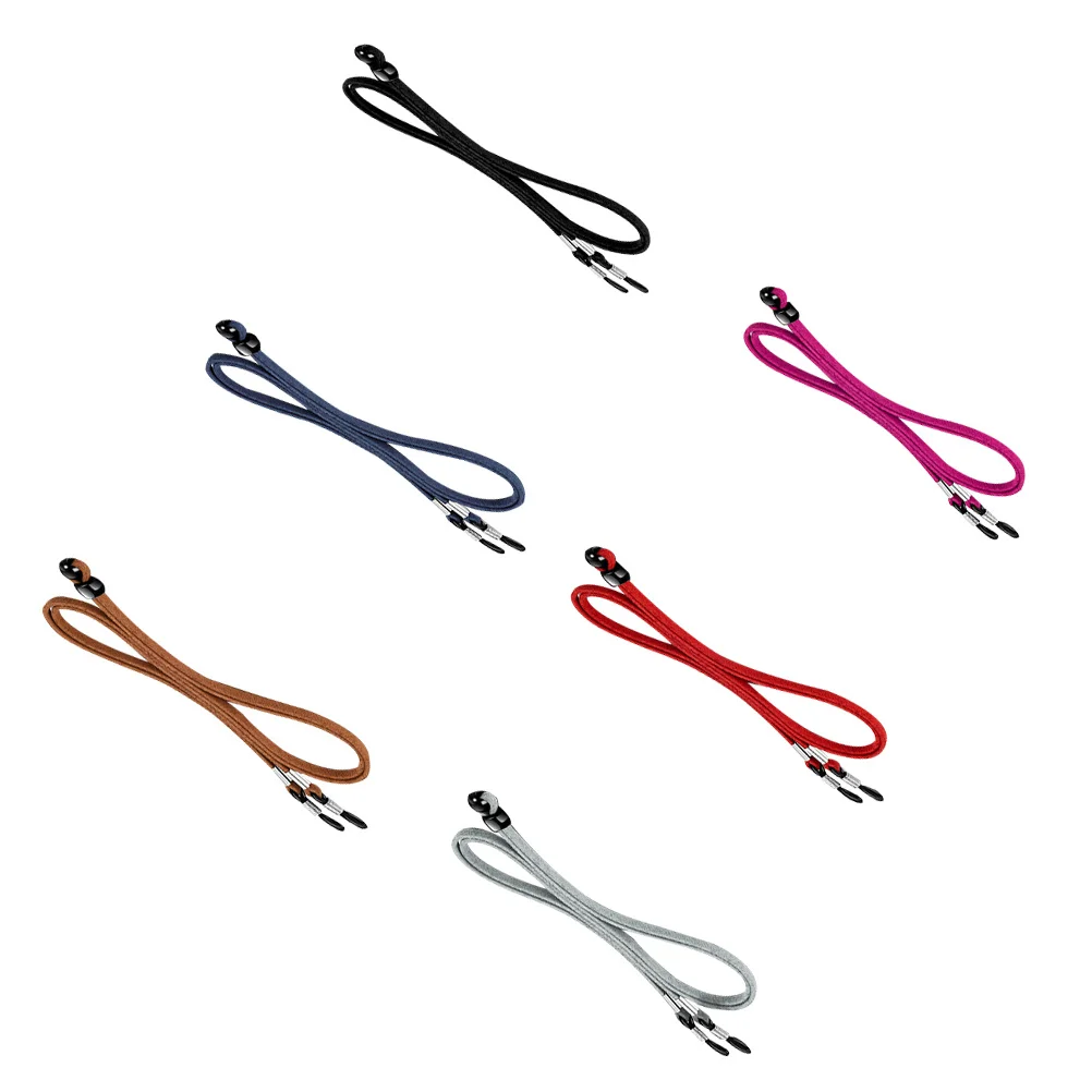

6Pcs Adjustable Eyeglasses Cords Anti-Slip Glasses Straps for Sports Outdoor Running Hiking Cycling Glasses Cords