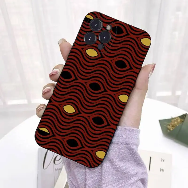 African Style Fabric Print Phone Case For iPhone 8 7 6 6S Plus X SE 2020 XR XS 14 11 12 13 Mini Pro Max Mobile Case