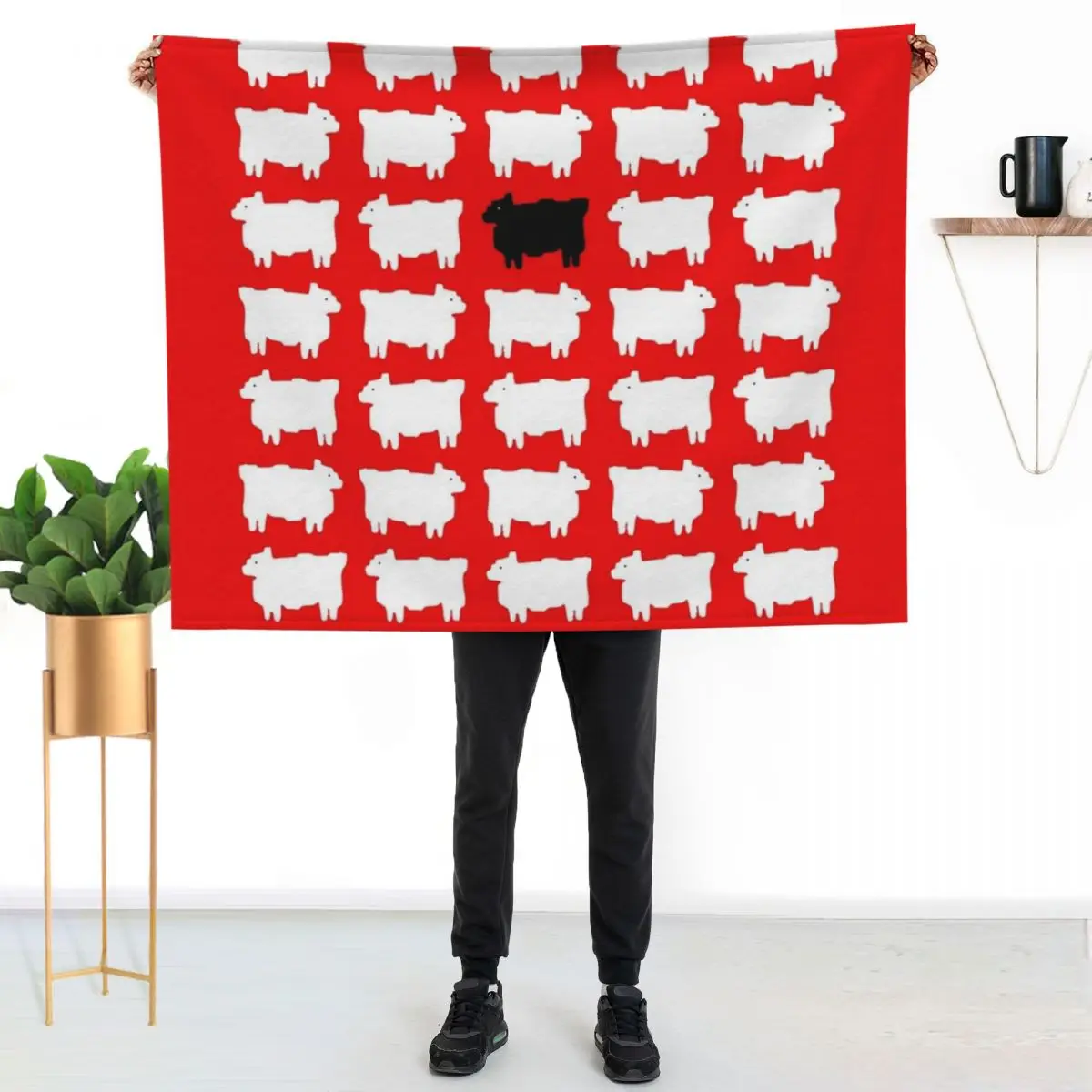 

Princess Diana Holiday Sheep Sweater Memorabilia Souvenir Gift Throw Blanket Cozy Home Blanket Gift for Christmas Holiday