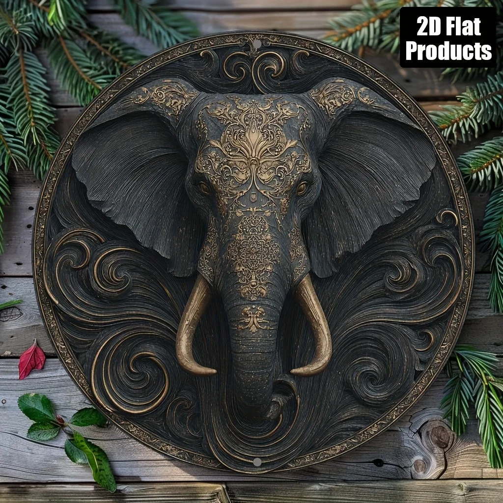 Vintage Cat Paw Warning Graphic Round Metal Tin Sign 20x20cm 2D flat Funny Household Hanging Plaque For Farmhouse Back Door Indo