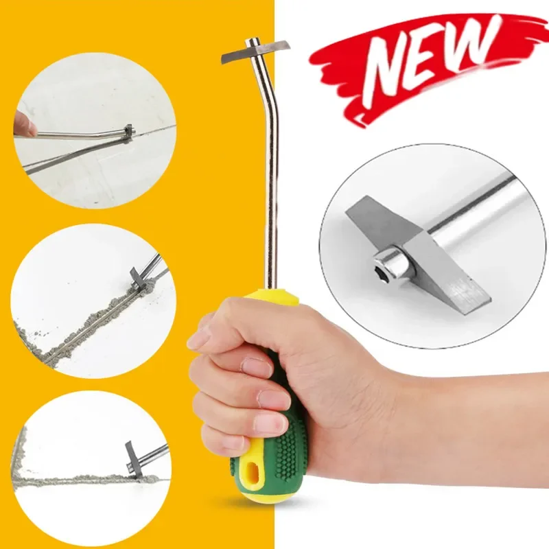 

Professional Ceramic Tile Grout Remover Seam Beautifying Agent Tungsten Steel Marble Gap Cleaner Drill Bit Hand Cleaning Tools