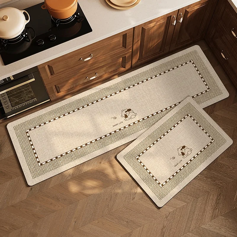 

Carpet for Kitchen Floor Mat Absorbent Rug Soft Diatom Mud Anti-slip Foot Mats Home Decoration Non-slip Area Rugs 주방 카펫