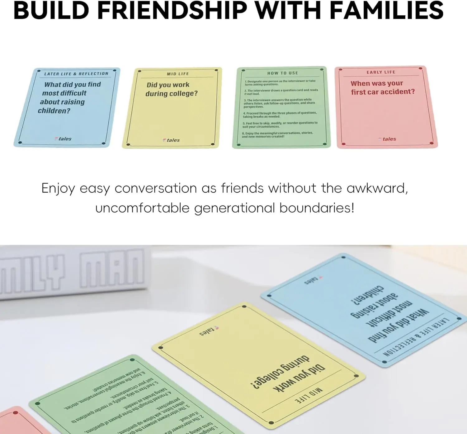 152 Carte per kit interviste Life Story Cartoline per kit interviste Life Story, domande intriganti per genitori e nonni, Memory Shari