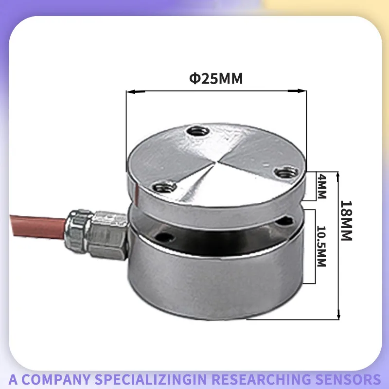 25mm Load Cell +Weighing Sensor Indicator Display, Compression and Tension Transducer with Weighing and Reading Instrument