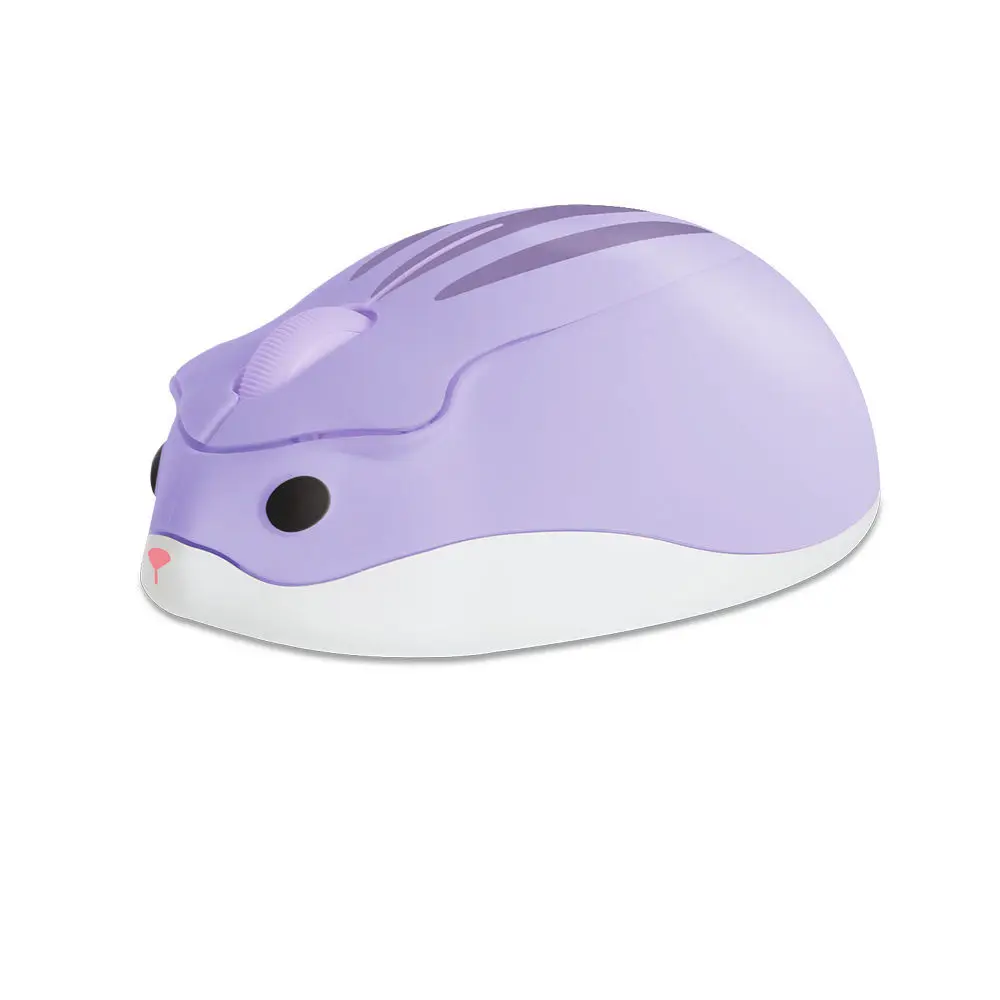 Mouse Hamster nirkabel lucu, tetikus Mini 2.4G dirancang kreatif Mause ergonomis USB optik 1200 DPI hadiah anak untuk PC Laptop