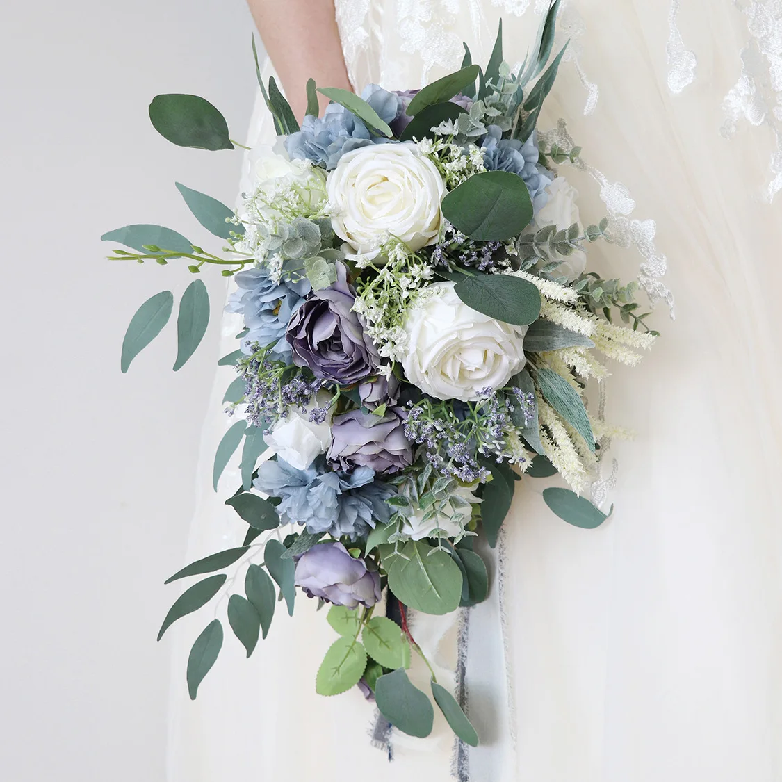 Bridal water drop bouquet simulation home decoration bouquet wedding photo wedding arrangement