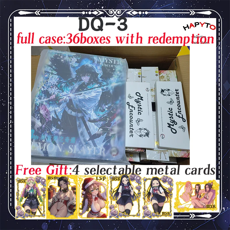 

DQ "Demon Slayer 3: Kimetsu no Yaiba: Journey Without Regrets" Japanese Anime Booster Box Tcg Cards Toy Hobbies Gifts