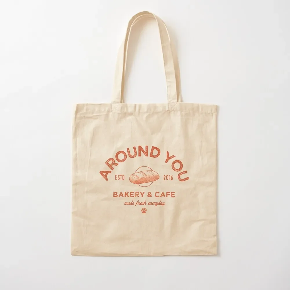 

Around You Bakery Logo Design Tote Bag canvas tote bags custom tote bag Bag