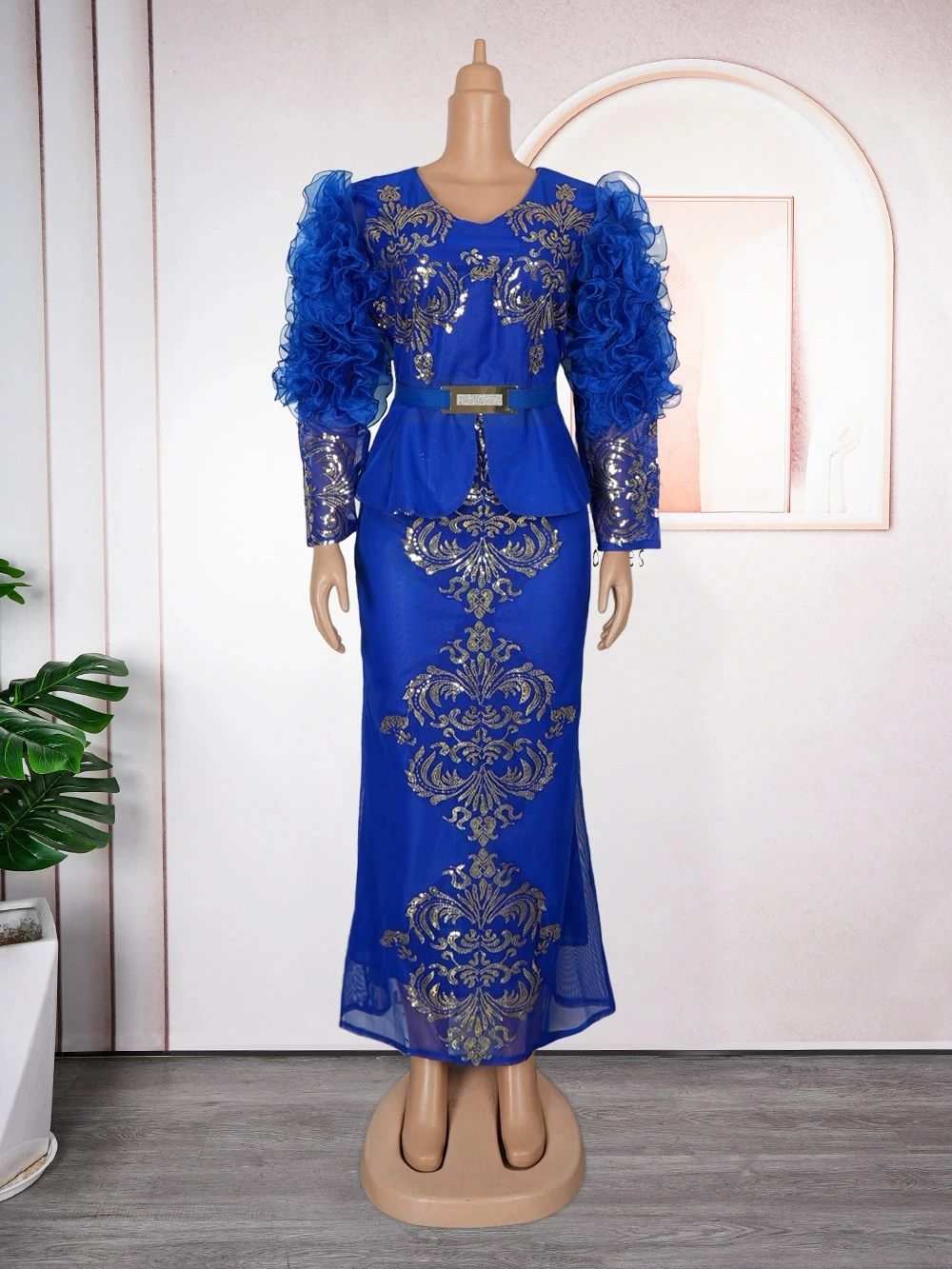 

Африканские платья для женщин, новая мода, большие размеры, вечернее длинное платье с блестками, Дашики, наряды в Анкаре, халат, африканская одежда