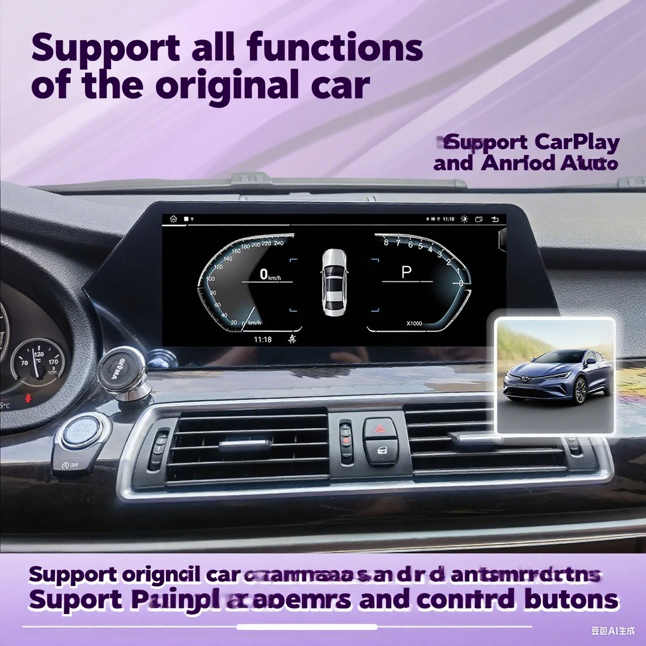 

yyqx ls Car Blade Screen For BMW 5 Series GT F10 F18 2011-2017 Android Multimedia Video Player Autoradio CarPlay GPS Navigation