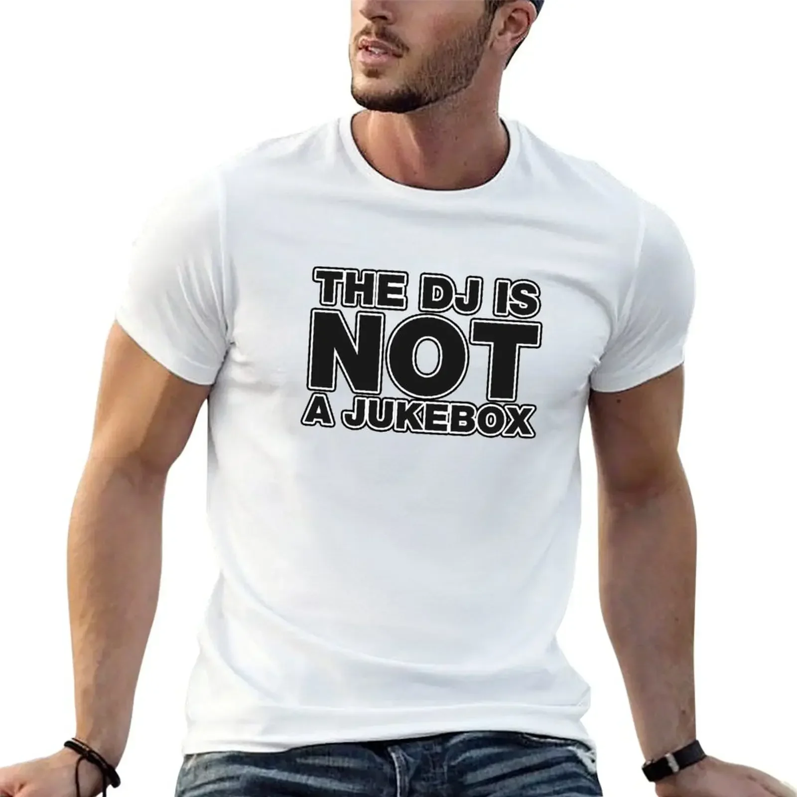 

The DJ Is Not A Jukebox T-Shirt vintage clothes shirts graphic designer t shirt men