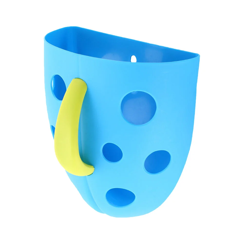 Poudres de bain bleues, rangement de jouets, support de normalisation par aspiration, HOT1