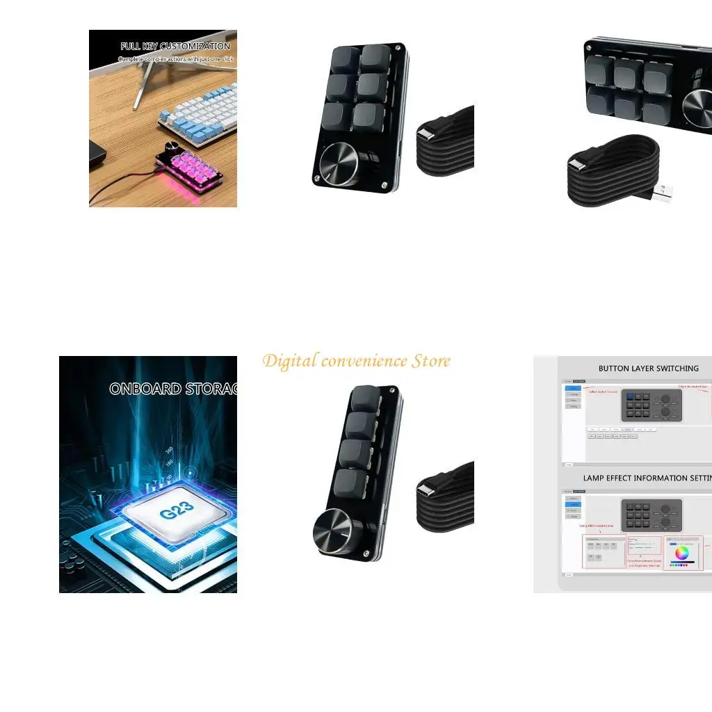 

97QA повышает производительность, программируемый поворотный контроллер таможенной макроклавиатуры