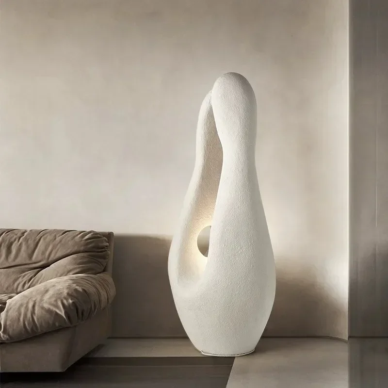 

Wabi-sabi wind floor lamp living room sofa side bedroom living room bedside hotel B&B Nordic minimalist original floor lamp