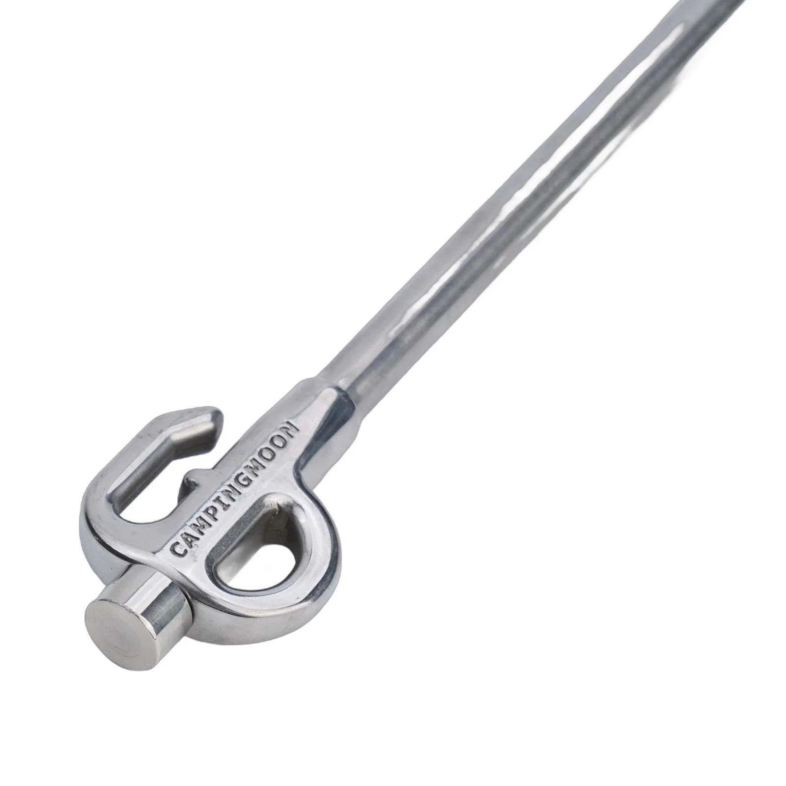 

Dog Stake Dog Anchor Spike 1PC 360 Degree Rotation 420 Stainless Steel Anti-detachment Design Camping Practical