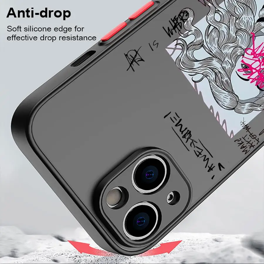 Graffiti Great Art Aesthetic David Phone Case for iPhone 14 15 16 Pro Max Plus 12 13 11 Pro Max SE 7 8 XR XS 12 Mini Matte Soft image 6