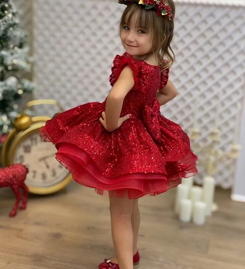 

Charming Flower Girl Dresses Real Picture Summer New Communion Dresses Girls Birthday Party Gowns with Headpiece