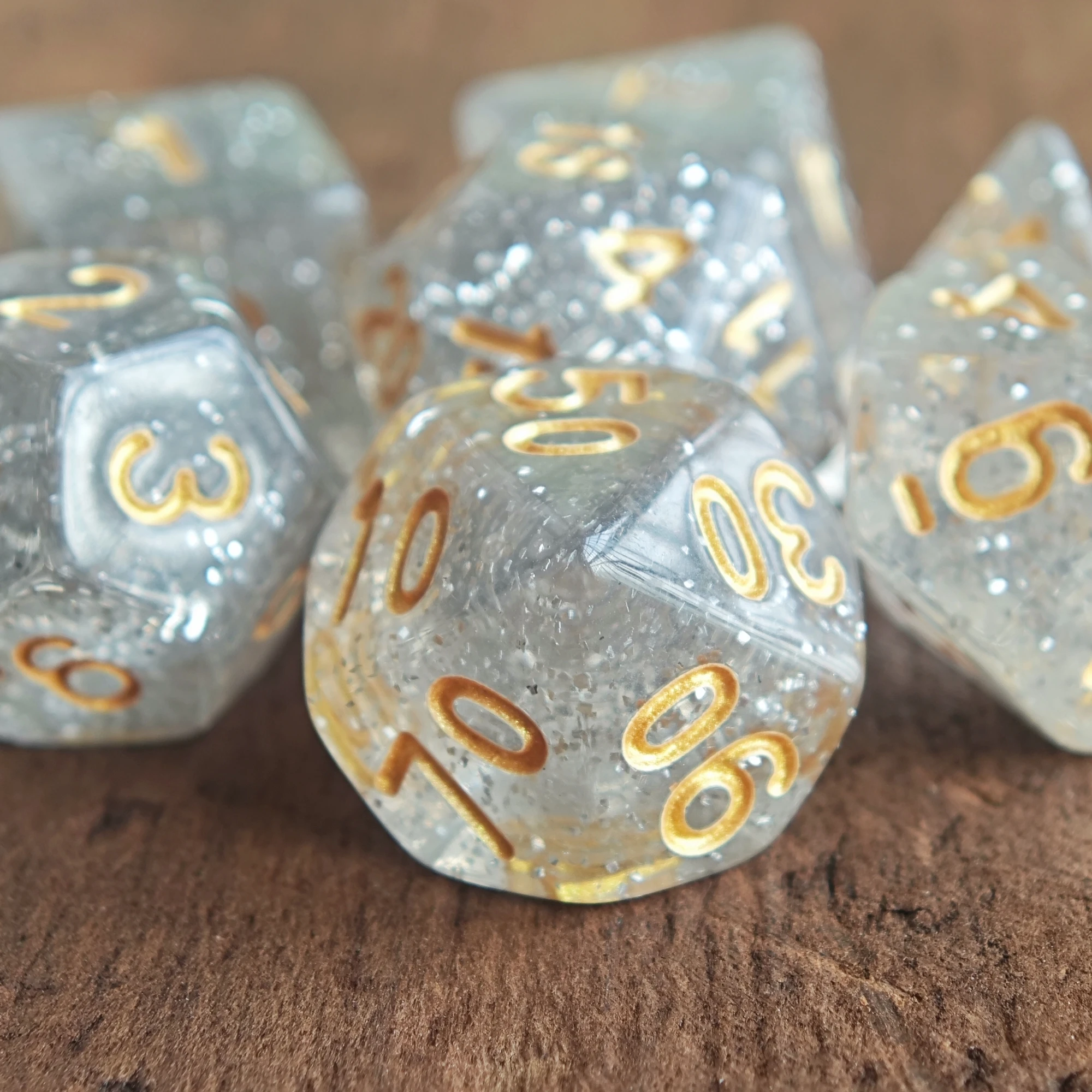 7 قطعة/المجموعة الماس الخام نمط مجموعة نرد D & D COC RPG الخيال جرعة زجاجة الزنزانات والتنينات لعبة سطح المكتب #2