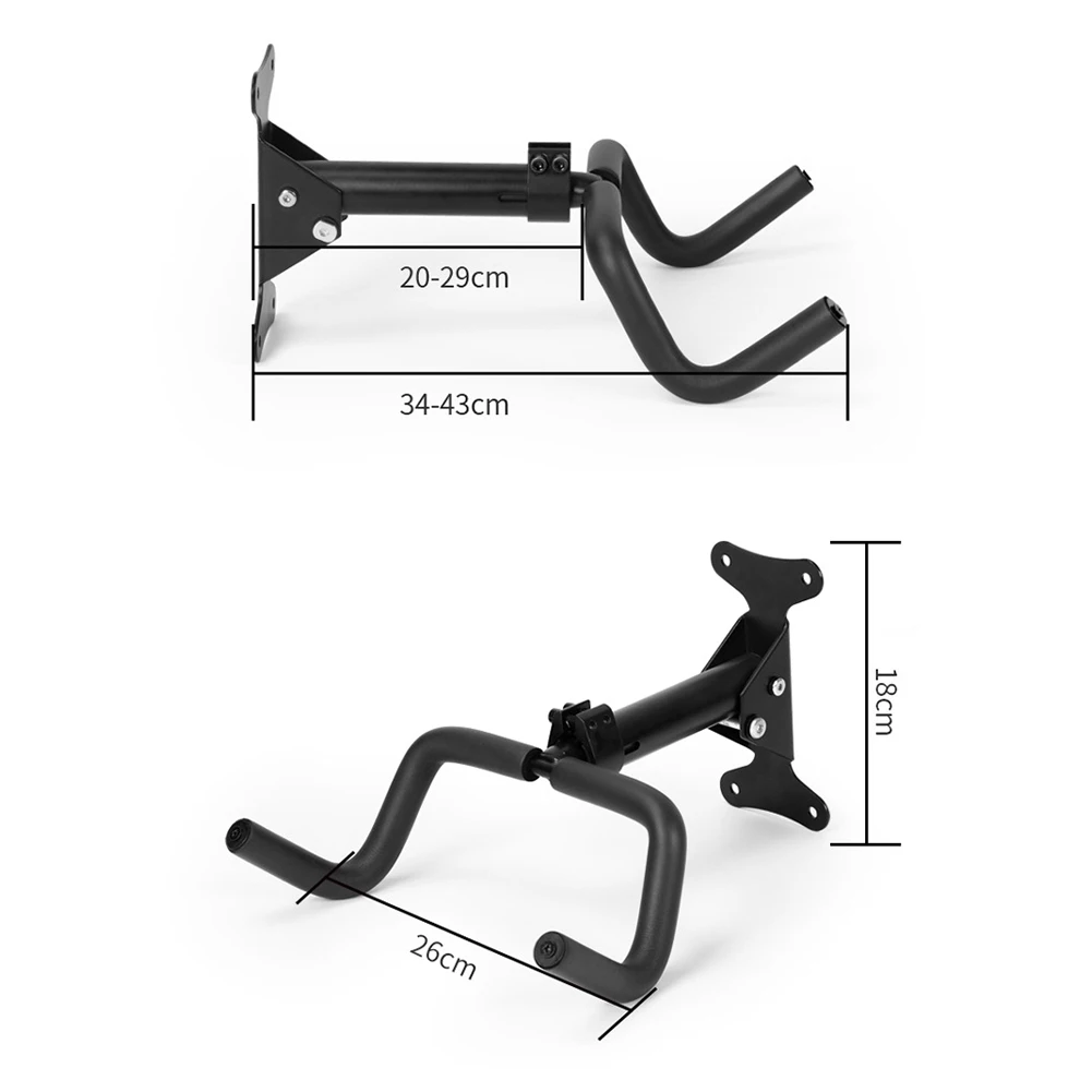 

Heavy Duty Bike Display Rack Holder Foldable Telescopic Aluminum Alloy Wall Mounted Mountain Road Bicycle Hanger Hooks
