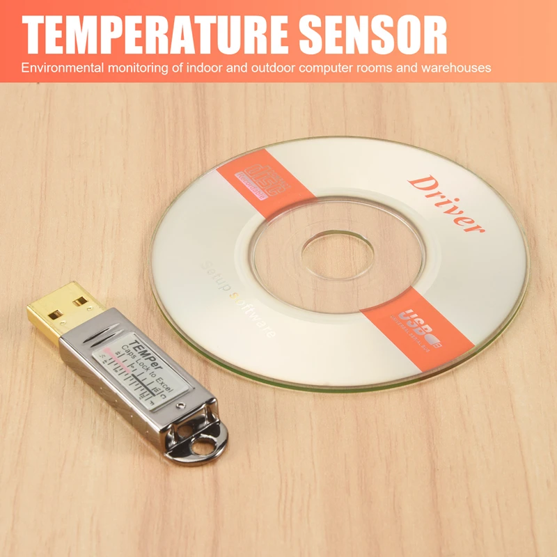 Usb Thermometer Temperature Sensor Data Logger Recorder For Pc Windows Xp Vista/7