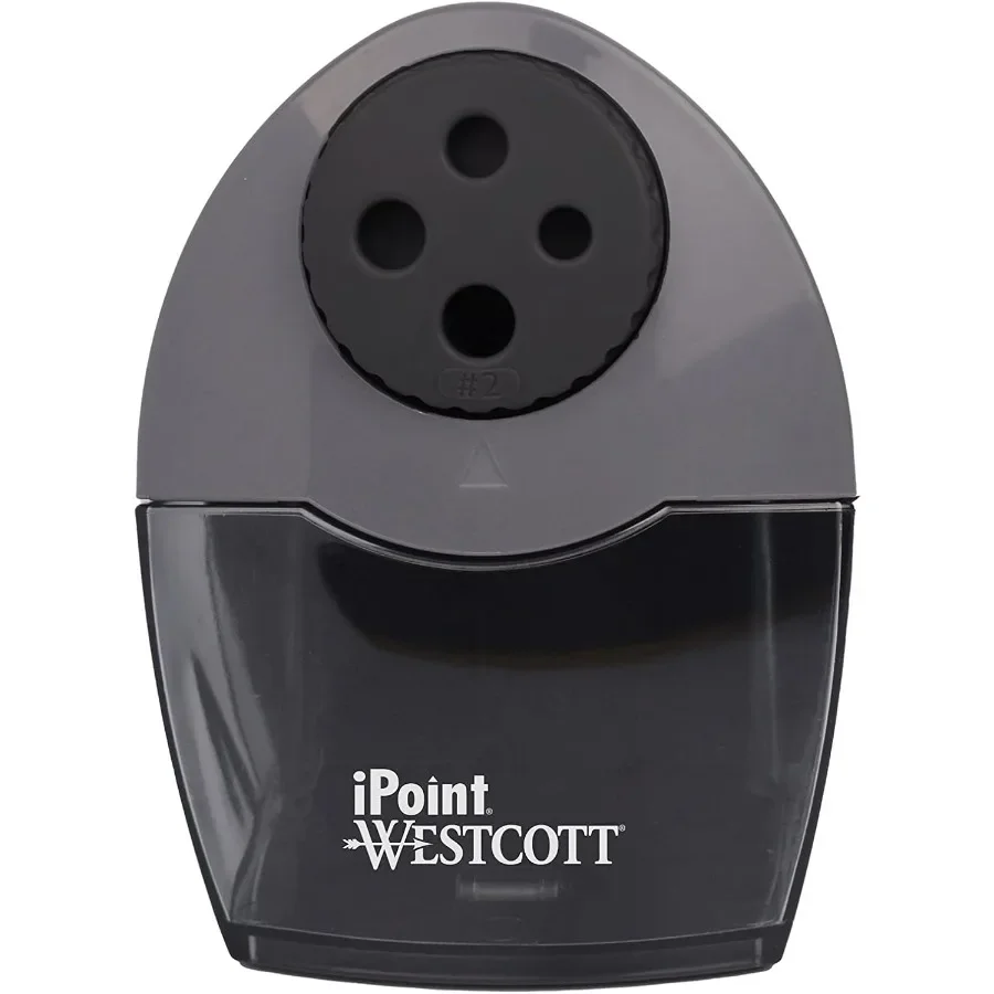 Compact Electric Multi Hole Horizontal Pencil Sharpener for Office and School Use Efficiently Sharpens Multiple Pencils at Once