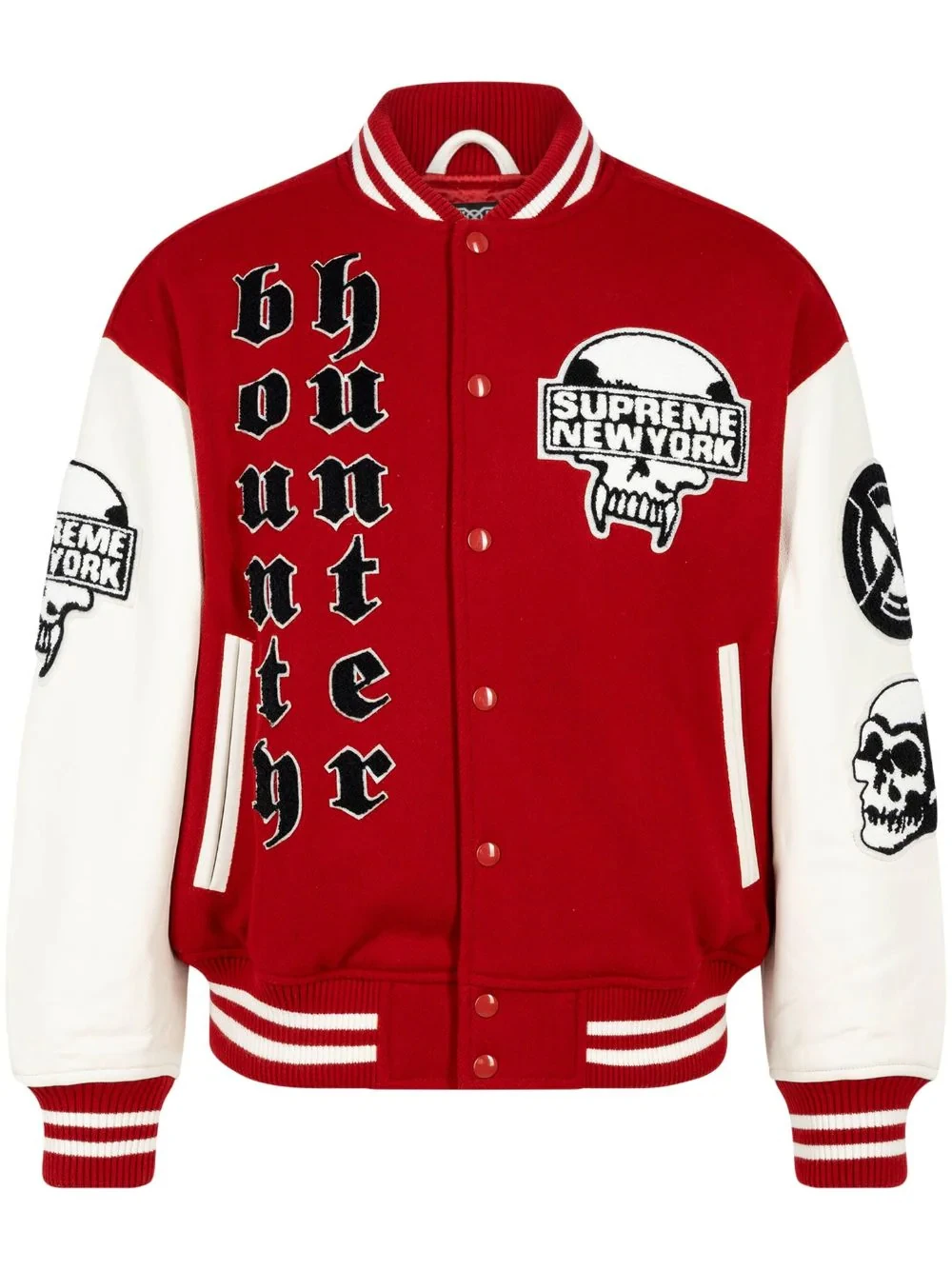 Bounty Hunter chaqueta de béisbol roja hombres/mujeres uniforme abrigo fe cristiana Sudadera con capucha sudaderas COMING SOON chándal hombres Tops