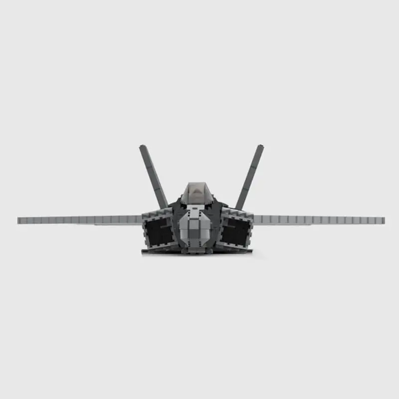 MOC-84500 Military Series F-22 Raptor Fighter Building Block New Technology Strategic Aircraft Assembly Model Brick Toy Kid Gift