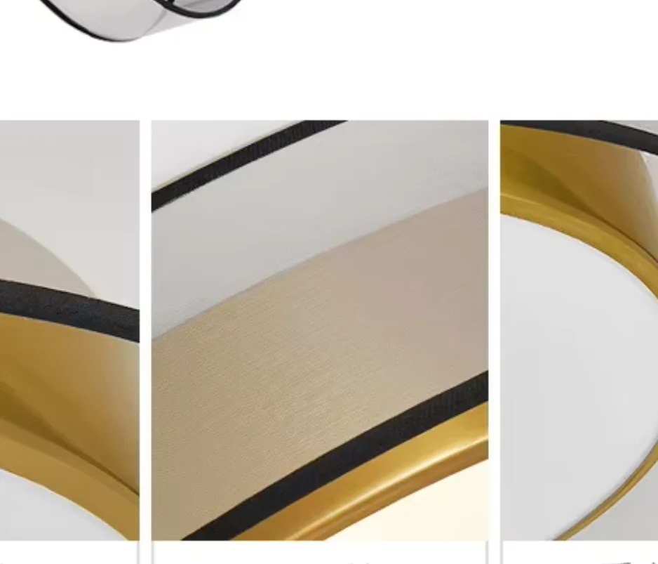 

Modern Copper Ceiling Lights Mesh Lampshade Double Lampshade Living Room Led Ceiling Lighting Loft Bedroom Creative Lights
