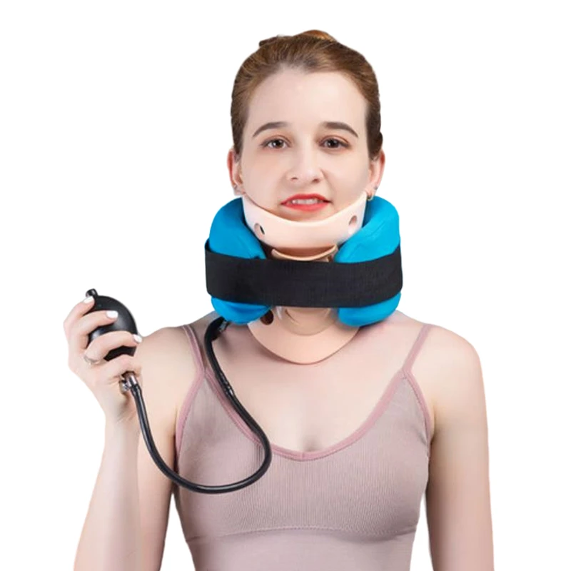 

Neck Stretcher Cervical Brace Traction Medical Spine Posture Correction Collar Pain Relief Orthopedic Support Device Tractor