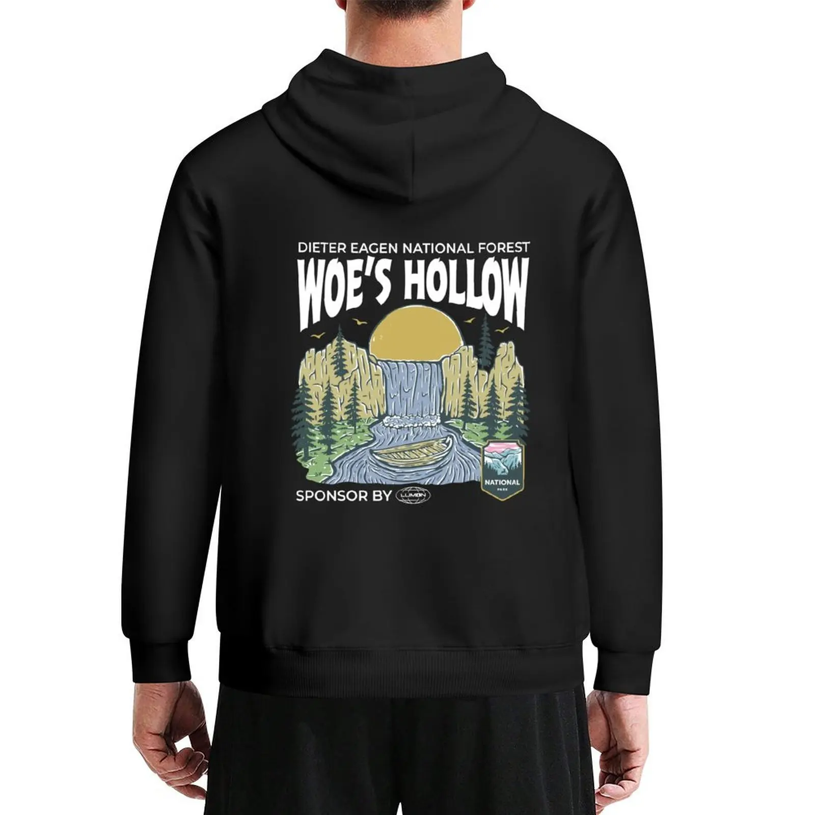 Sudadera con capucha de bosque nacional de Severance Dieter Eaga, ropa coreana de otoño, ropa para hombres, Sudadera con capucha de anime para hombres