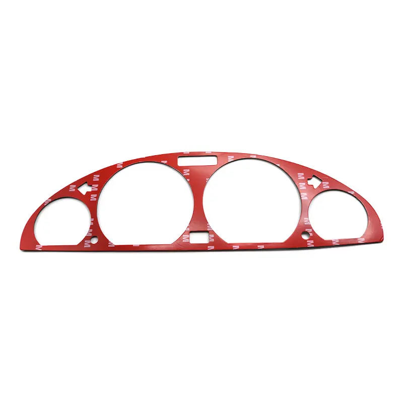 لسيارات BMW 3 Series E46 1998-2005 ألياف الكربون اكسسوارات السيارات عجلة القيادة لوحة القيادة عداد السرعة غطاء الأداة ديكور