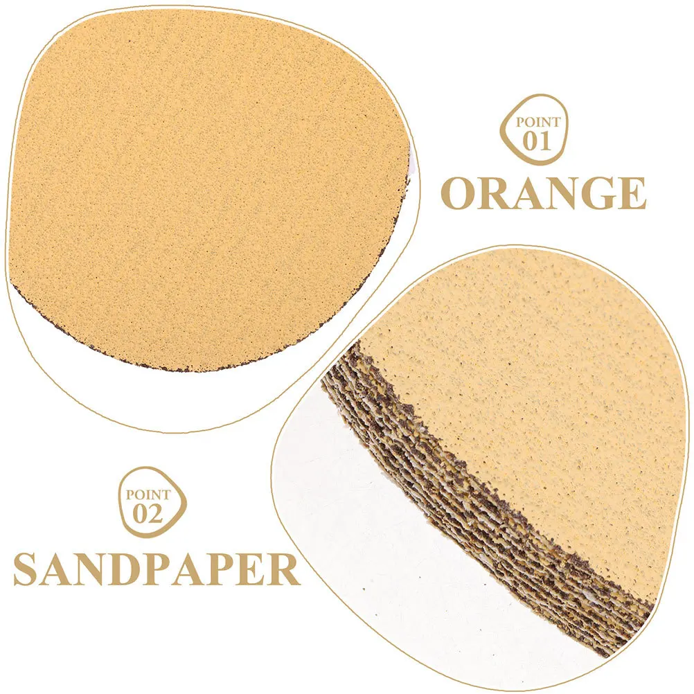 

10Pcs Self Adhesive 60 Grit Sanding Discs 6 Inch Round Sandpaper for Sander Drill Attachment High Performance Grinding Pads