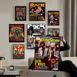 Guns N Roses Rock Band  Self-adhesive Art Poster Whitepaper Prints Posters Artwork Home Decor