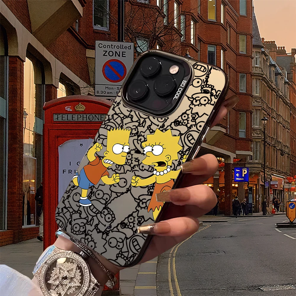 Tough Phone Cases For iPhone 16 15 14 13 12 11 X XR XS 7 8 Plus Pro Max iPhone13 Mini ProMax ios case 5G T-the Simpsons-s